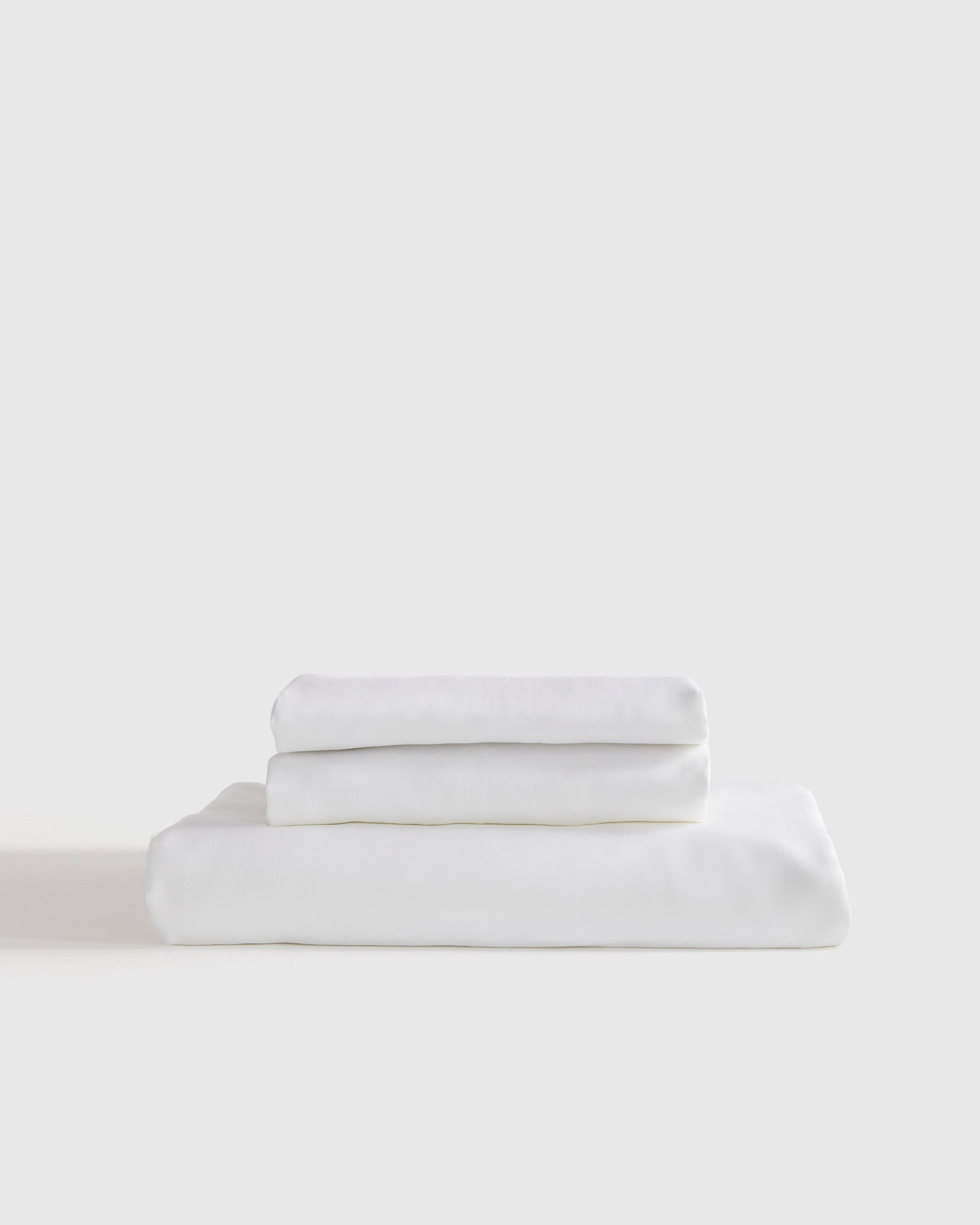 Quince | Bamboo Fitted Sheet Set in White, Size Queen, Bamboo Viscose | Quince