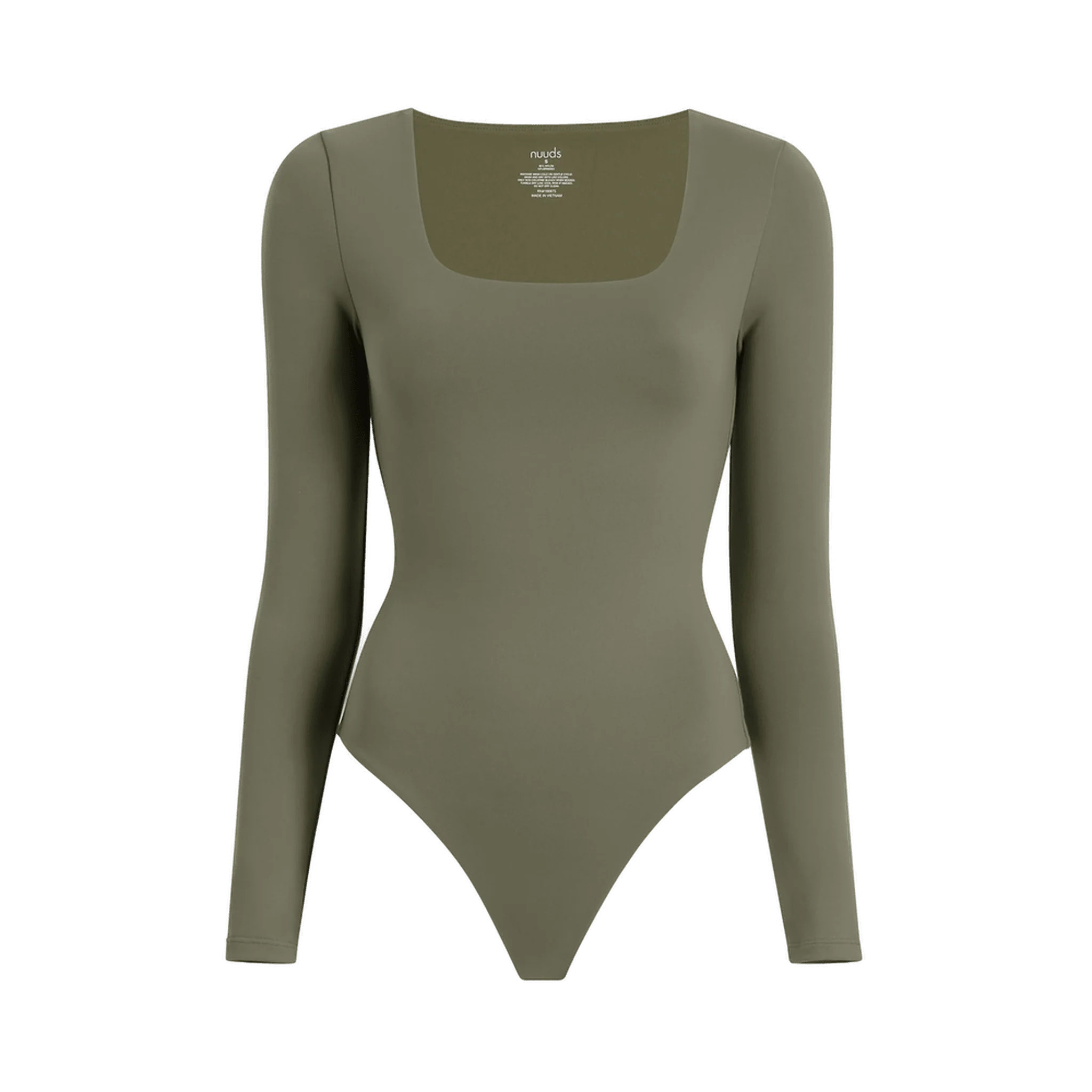 Square Neck Bodysuit | nuuds