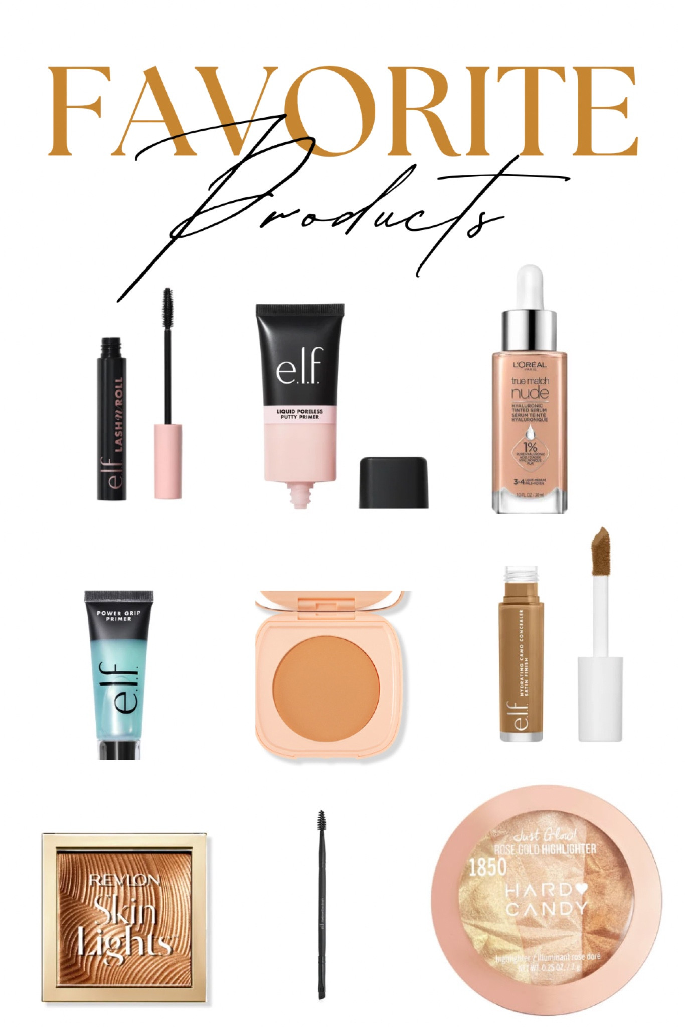 Favorite makeup products!! Some are repeat offenders on my page!! I have bought these over and over again! 

#LTKbeauty #LTKstyletip