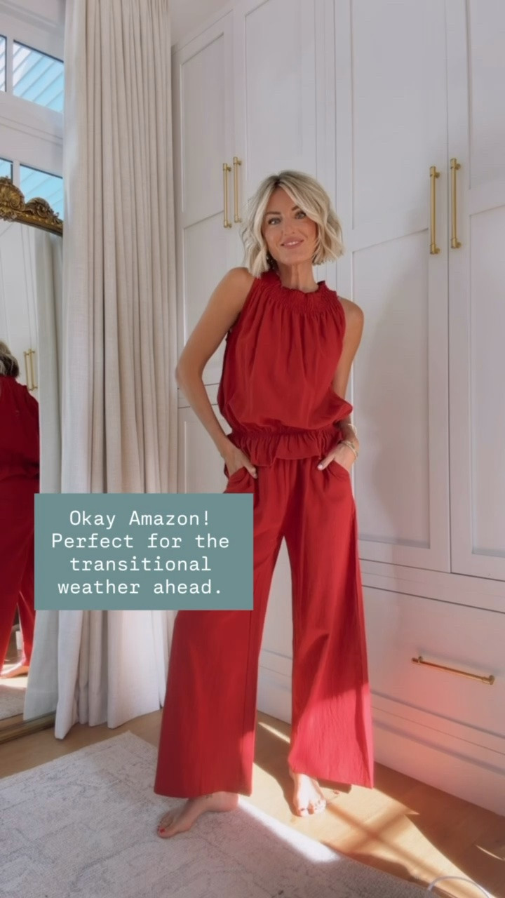 So impressed with this matching set I just got from Amazon 👏🏼 under $50 & has several colors available! Wearing S.

Loverly Grey, Amazon find, Amazon fashion, matching set

#LTKootd #LTKSeasonal