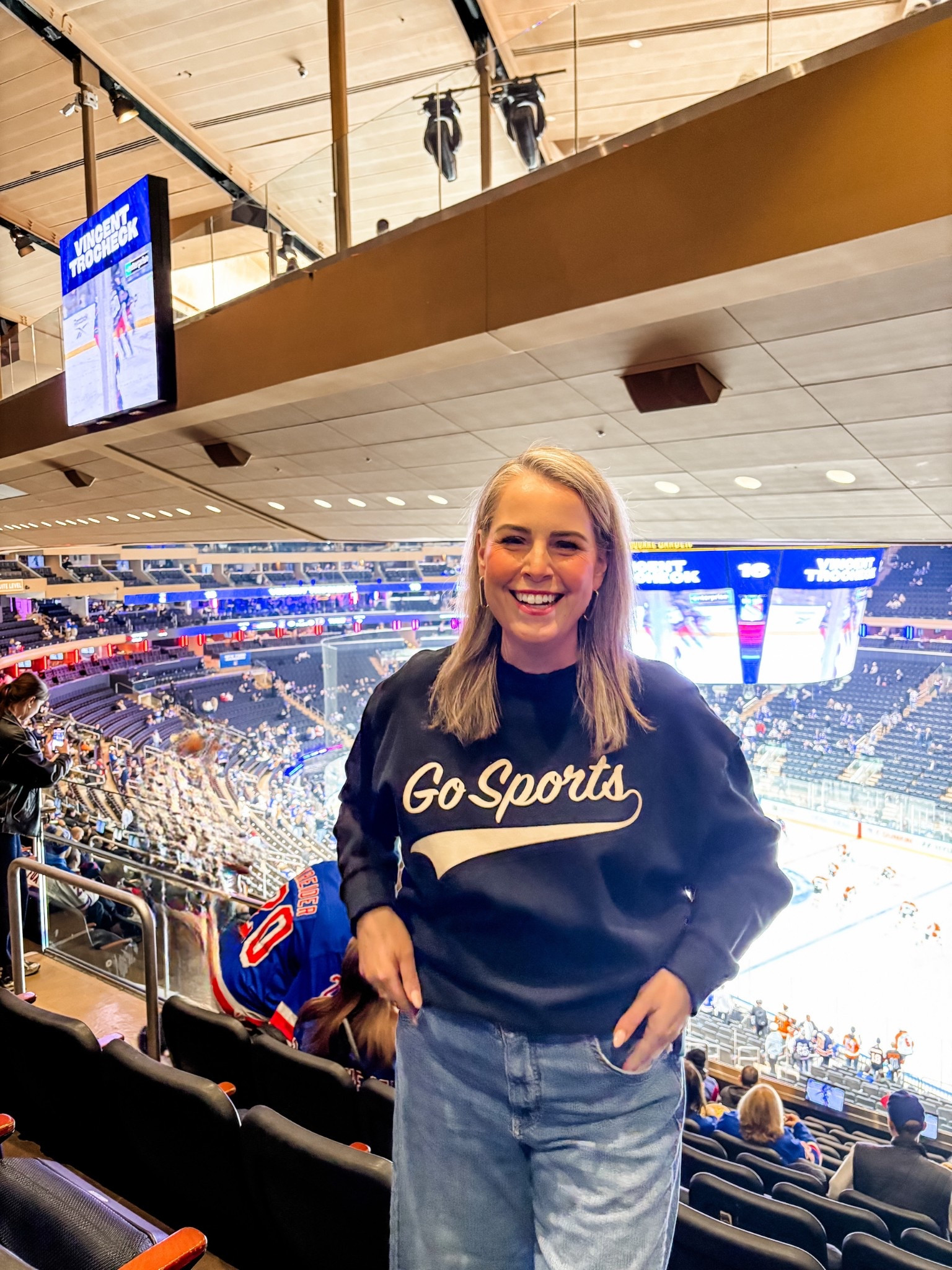 Where are my gals at who LOVE going to any sporting event?! Love this cozy sweatshirt that I paired with my ADIDAS sambas and fave jeans! 👖 Sweatshirt, jeans, and sneaks all linked!

#LTKSeasonal #LTKStyleTip #LTKFindsUnder100