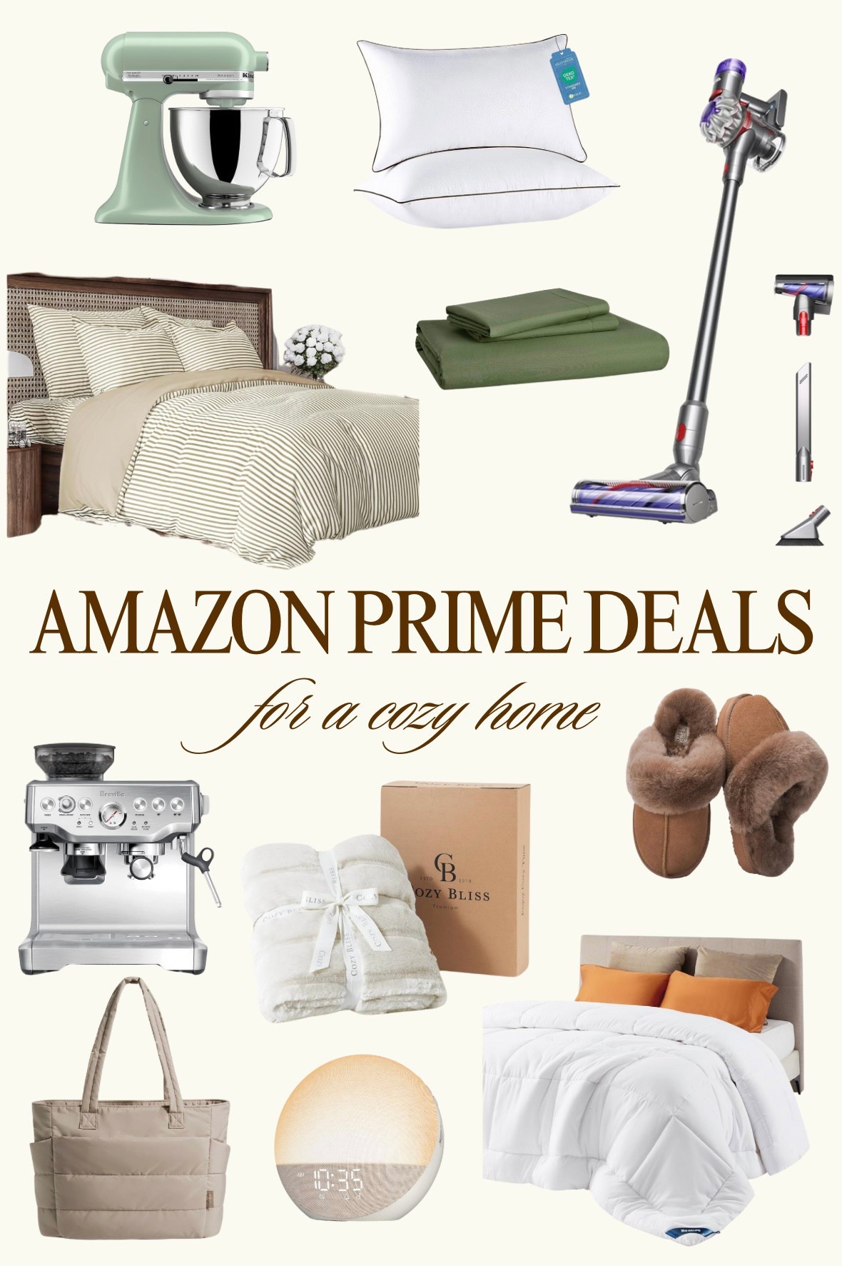 I’ve been hunting for all the cozy home finds during Prime Day and these are the ones I couldn’t resist 🤍 
From fluffy bedding and pillows to kitchen must-haves (hello espresso machine 👀) and the softest slippers, I’m all set for fall nesting. 
If you’re looking for Amazon Prime Day home deals, cozy bedding, kitchen favorites, and everyday essentials, then look no further! 🤍

amazon bedding, dyson vacuum sale, espresso machines, cozy fall home must haves

#LTKSaleAlert #LTKHome #LTKSeasonal