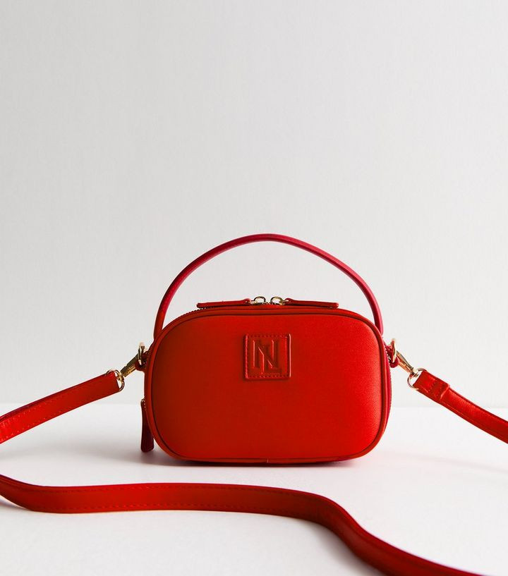 Red Double Pocket Camera Crossbody Bag
						
						Add to Saved Items
						Remove from Saved It... | New Look (UK)