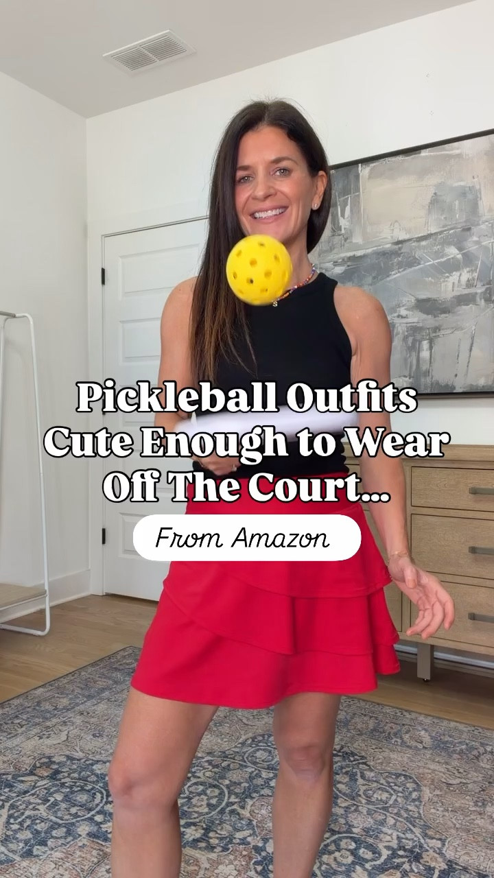 1.Red Ruffle Tennis Skirt – code = XS4SQSXT. Expires 3/11
2.Black Romper – NEW code = NHOWQVQU. Expires 3/15
3.Grey Air Essentials Skirt – code = NN8IVGGQ. Expires 3/15
4.Necklace – code = WQMW4TXP. Expires 3/22  

#LTKSaleAlert #LTKActive