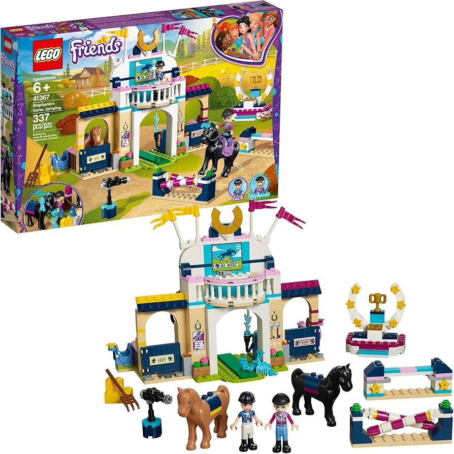 LEGO Friends Stephanie’s Horse Jumping 41367 Building Kit (337 Pieces) | Amazon (US)
