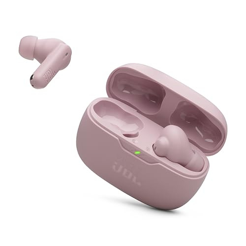 JBL Vibe Beam 2 - True Wireless Noise Cancelling Earbuds with JBL Pure Bass Sound & Smart Ambient Technology, 4mics for Crisp, Clear Calls, up to 40Hrs of Playback, IP54 Dust & Water Resistant (Pink) | Amazon (US)