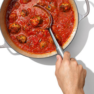 OXO® Steel Cooking Spoon | The Container Store