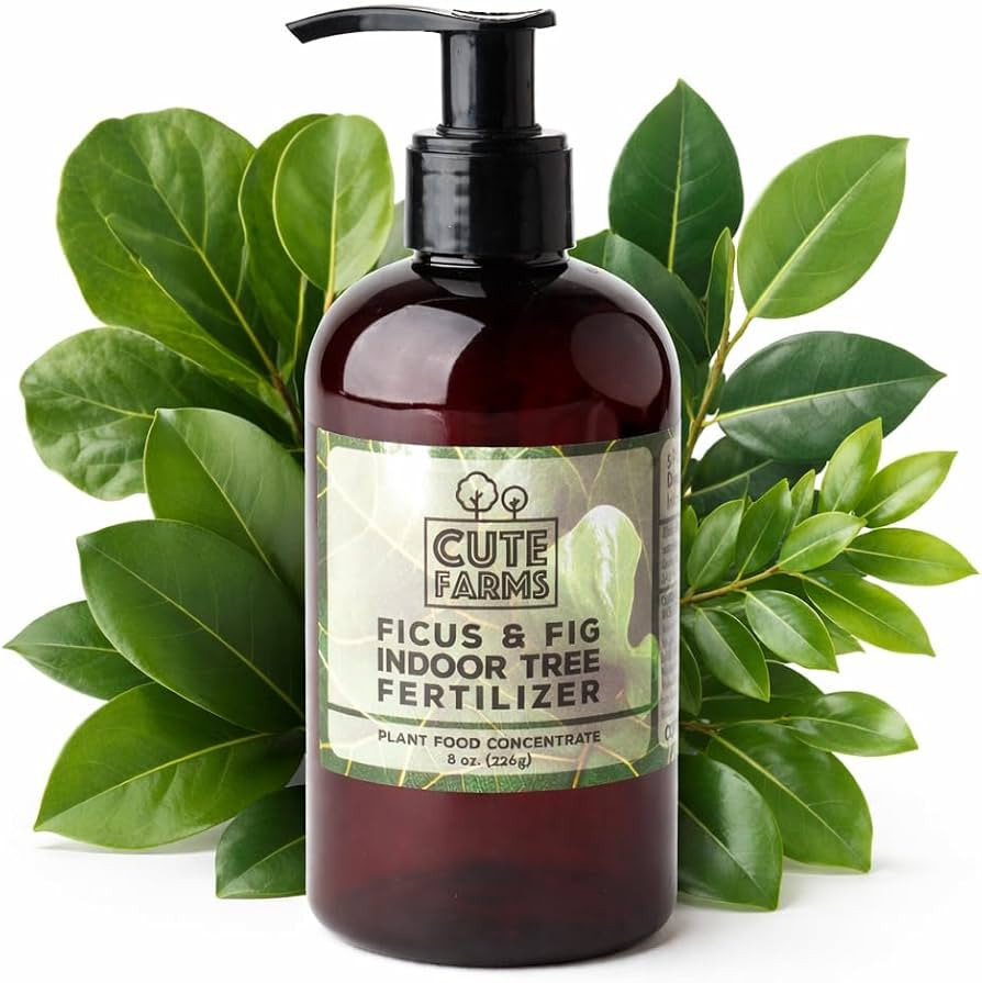 Cute Farms Indoor Fiddle Leaf Ficus Lyrata & Fig Tree Fertilizer | Gentle Plant Food Concentrate ... | Amazon (US)