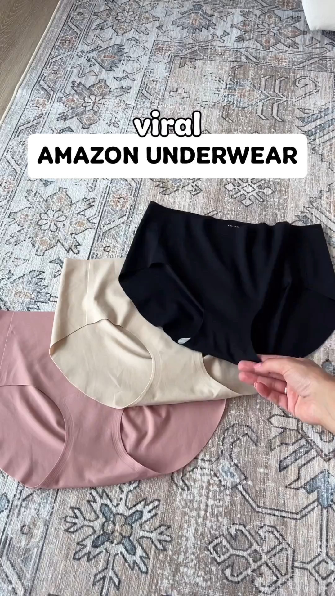 These viral Amazon underwear live up to the hype. Seamless, buttery soft, and completely invisible under leggings, dresses, and denim. No digging, no lines, no constant adjusting — just comfortable, everyday underwear I keep reordering.

Keywords: Amazon underwear, seamless underwear, no show underwear, invisible panties, best selling Amazon finds, everyday essentials, comfortable underwear, viral Amazon finds, women’s basics, wardrobe staples

#LTKselfcare #LTKValentine #LTKgrwm