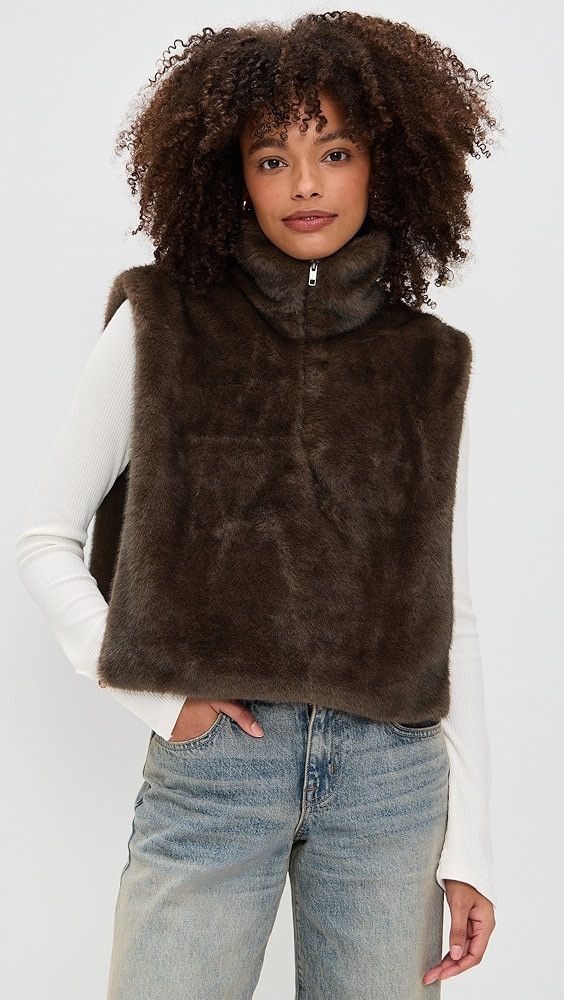 Dane Faux Fur Top | Shopbop