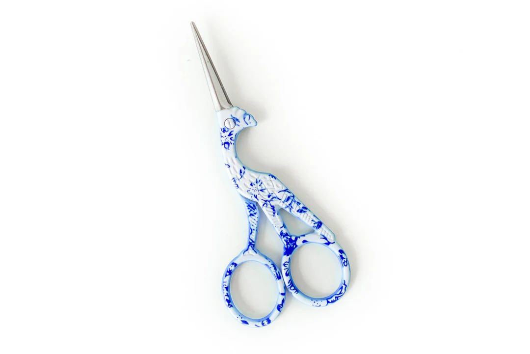 Crane Embroidery Scissors (large) | Penny Linn Designs