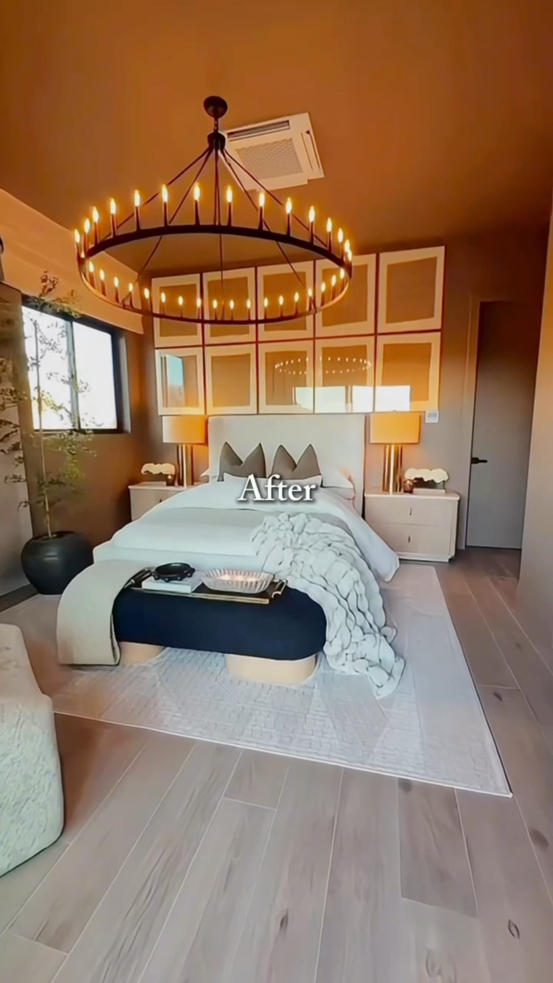 A soft, elevated transformation 🤍 This Restoration Hardware inspired bedroom makeover brings together a neutral palette for a calm, cohesive, and beautifully refreshed space. With blackout Roman shades, a bouclé accent bench, and neutral bedding, it’s the perfect spring-inspired bedroom. ✨

bedroom makeover
aesthetic bedroom
Cozy aesthetic home
The coziest room in your house 
Cozy house vibes
