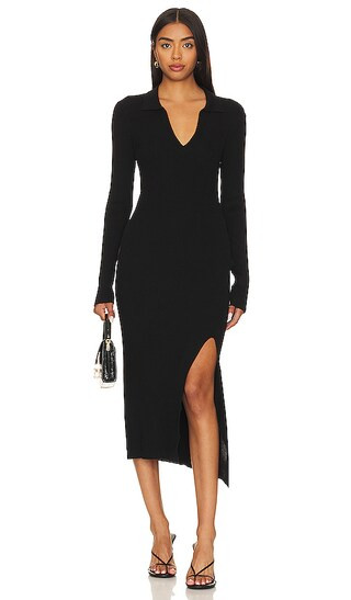 Palm Midi Dress in Shadow | Revolve Clothing (Global)