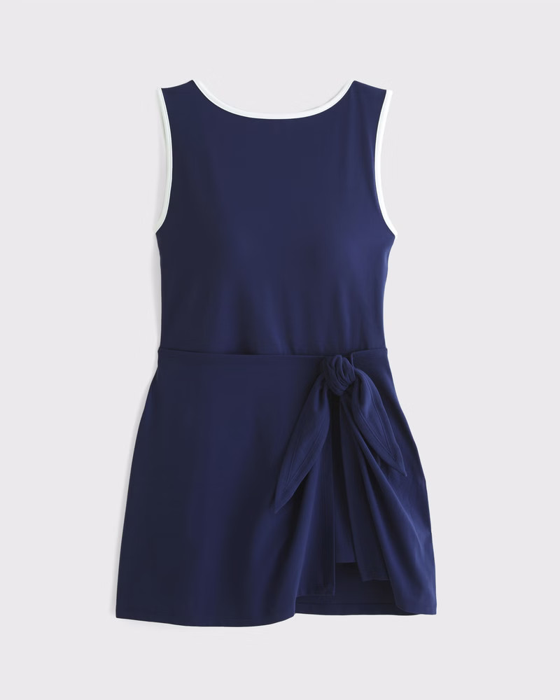 YPB Tie Game Dress | Abercrombie & Fitch (UK)