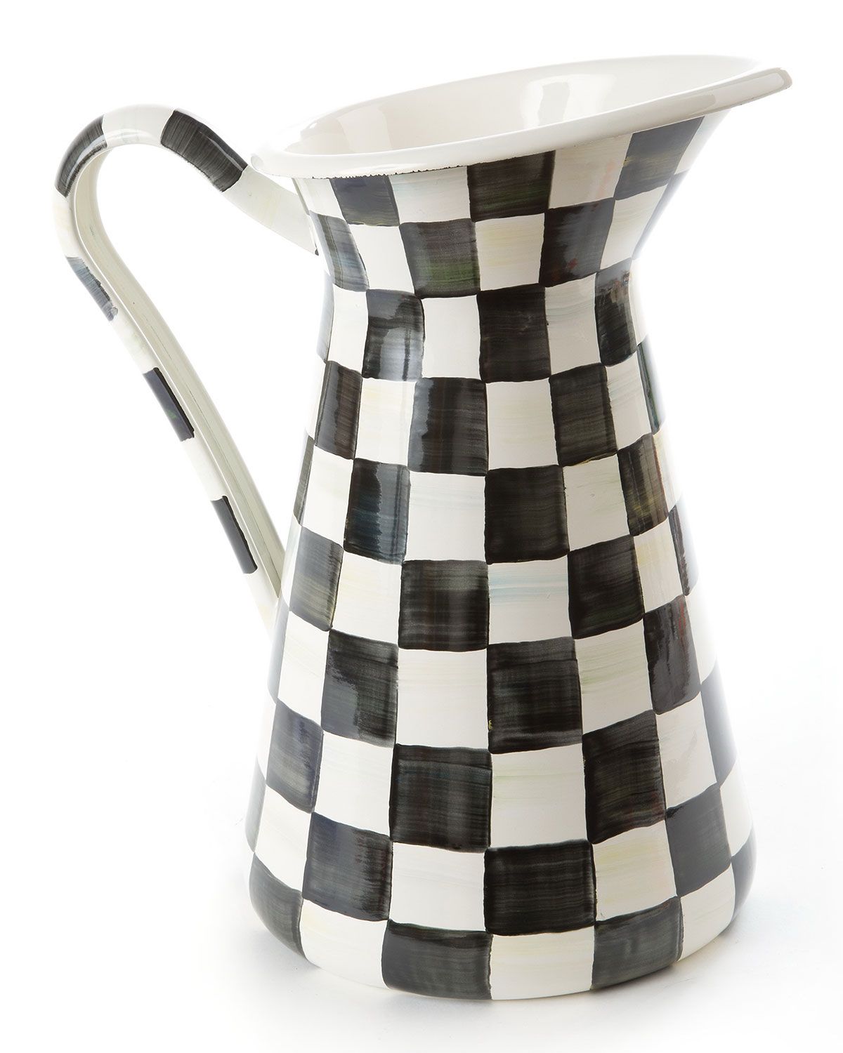 Courtly Check Enamel Pitcher | Neiman Marcus
