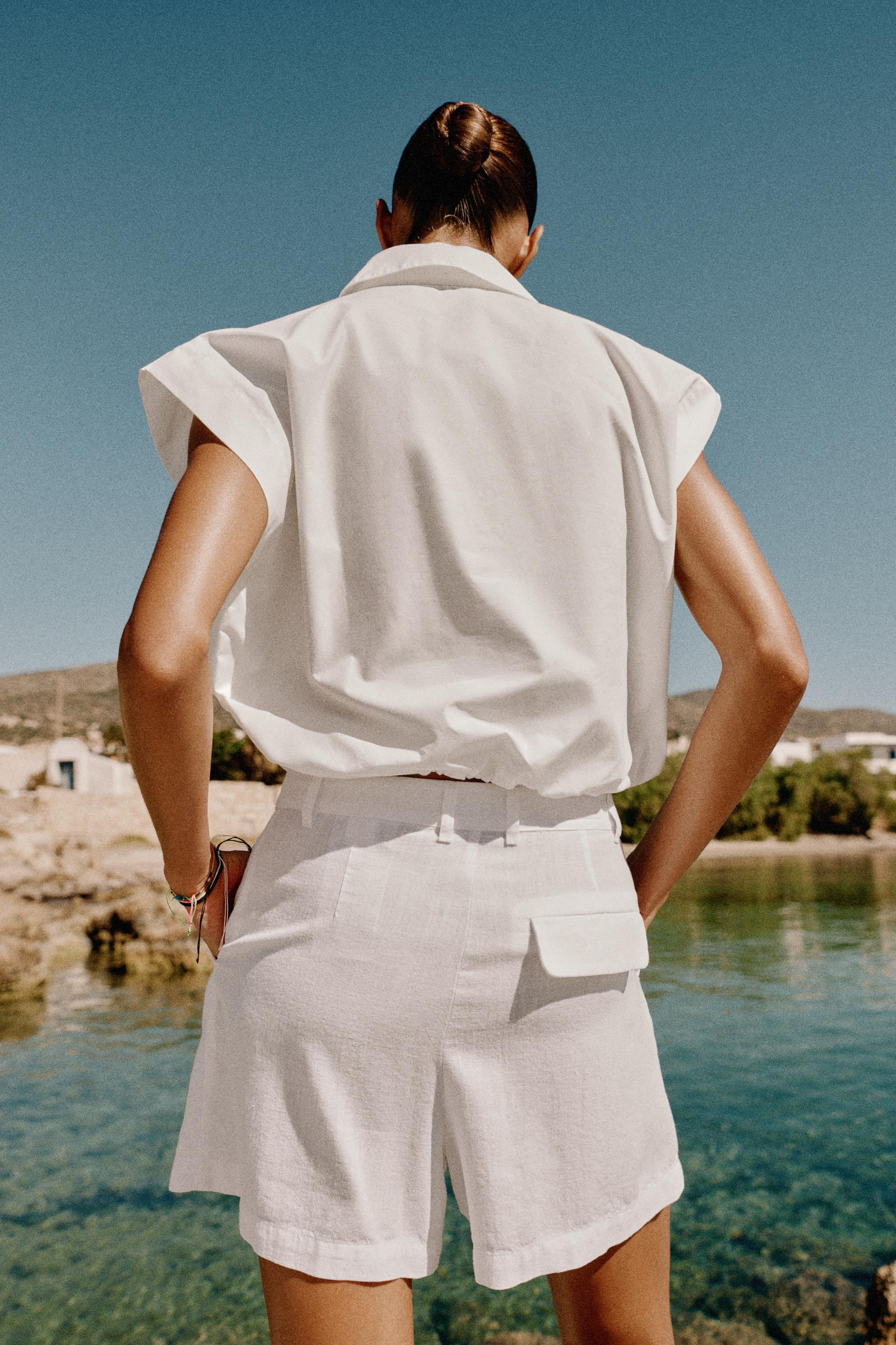 BALLOON CROPPED SHIRT | Zara US