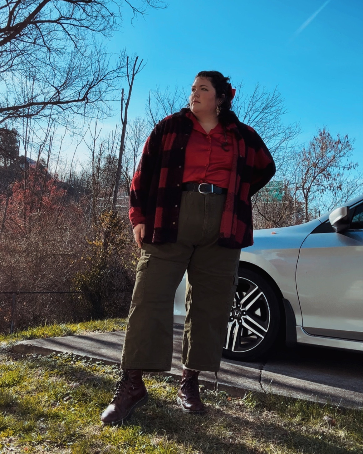 My new fav plus size cargo pants styled for the holidays!

#LTKmidsize #LTKSeasonal #LTKplussize