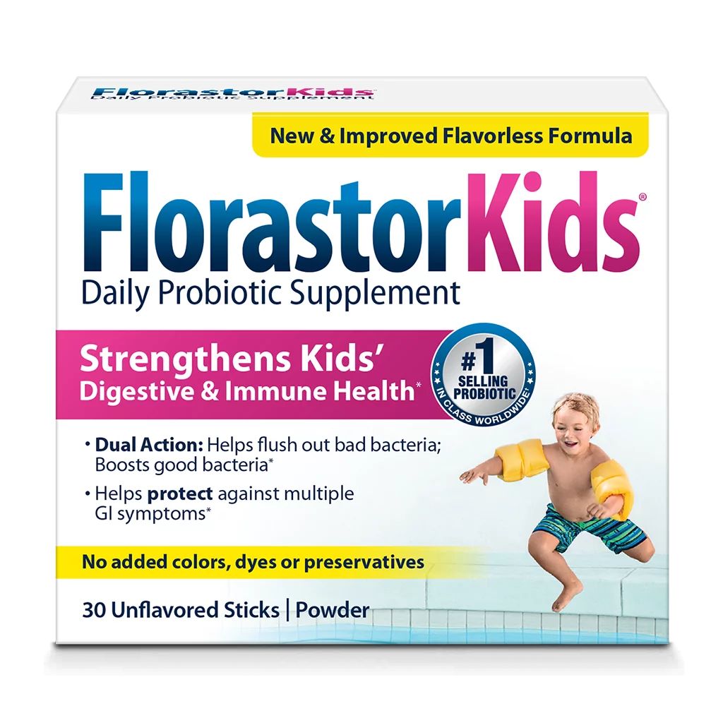 Florastor Kids Daily Probiotic Supplement, Saccharomyces Boulardii CNCM I-745, 30 Sticks | Walmart (US)
