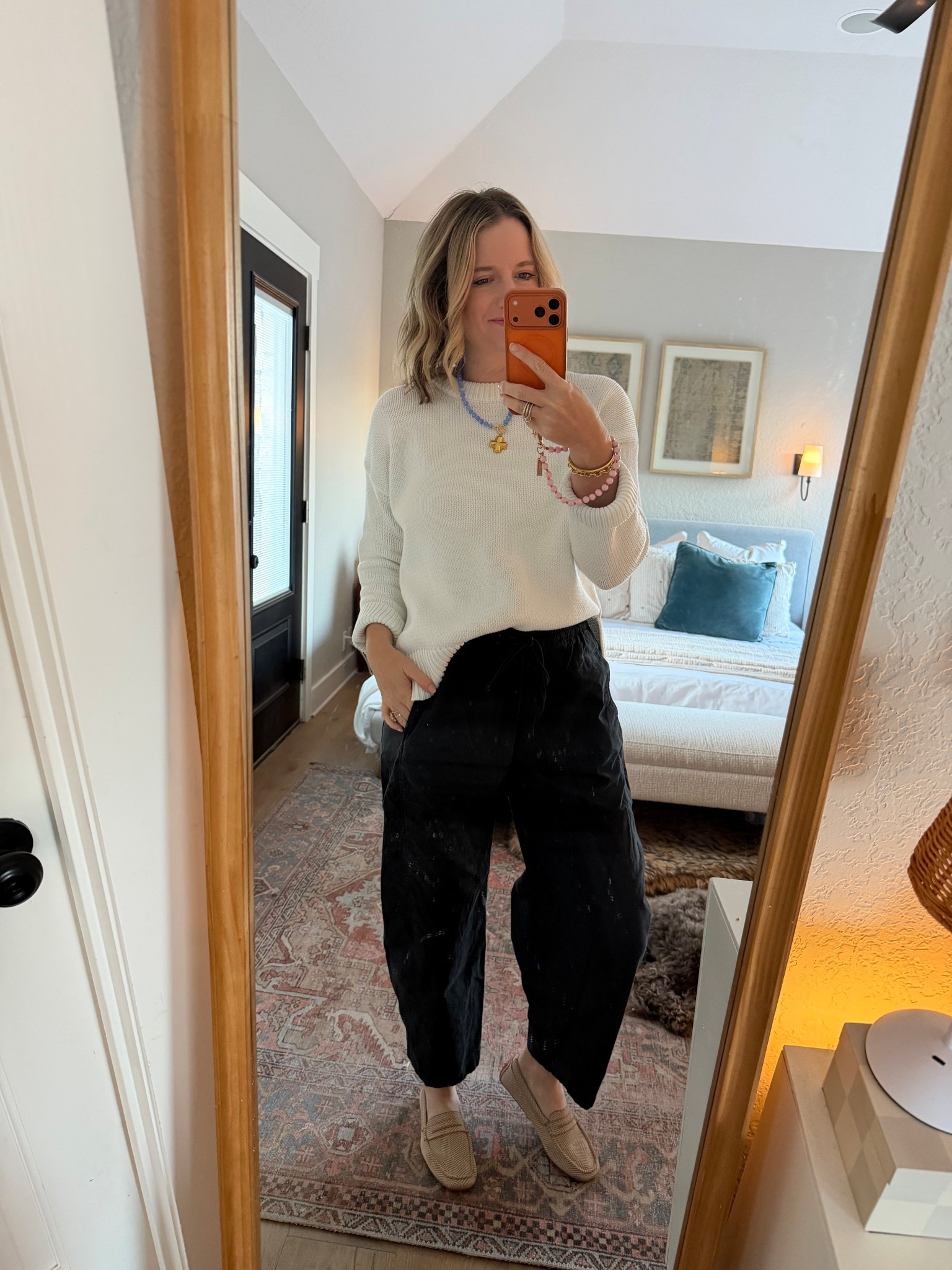 It’s a chilly morning so I got to get out a little spring sweater (splurge/ but I thrifted 🤗) linking some similar options! And I’m loving my driver loafers from @Rothy's 

#LTKootd #LTKMidsize #LTKmomlife