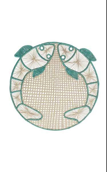 Ocean Double Fish Placemat Set Of 2 | Moda Operandi (Global)