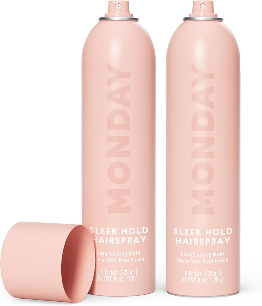 MONDAY HAIRCARE SLEEK HOLD Hairspray for long-lasting finish 10 oz (2 Pack) | Amazon (US)