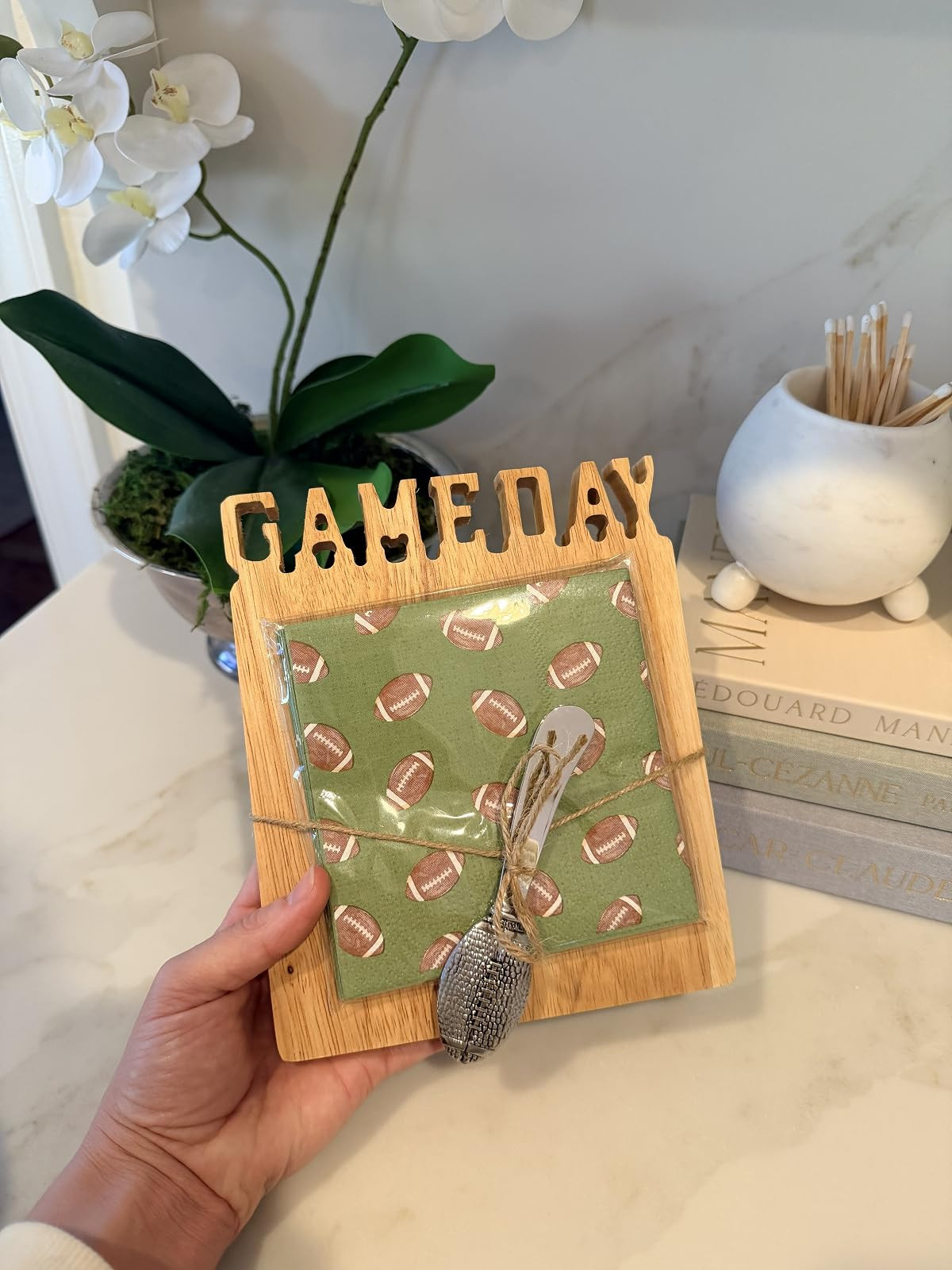 Get your game day party on with these adorable football-themed items. Perfect for any tailgate or party! #GameDay #AmazonFinds 

 #LTKfoodie #LTKSeasonal #LTKHome