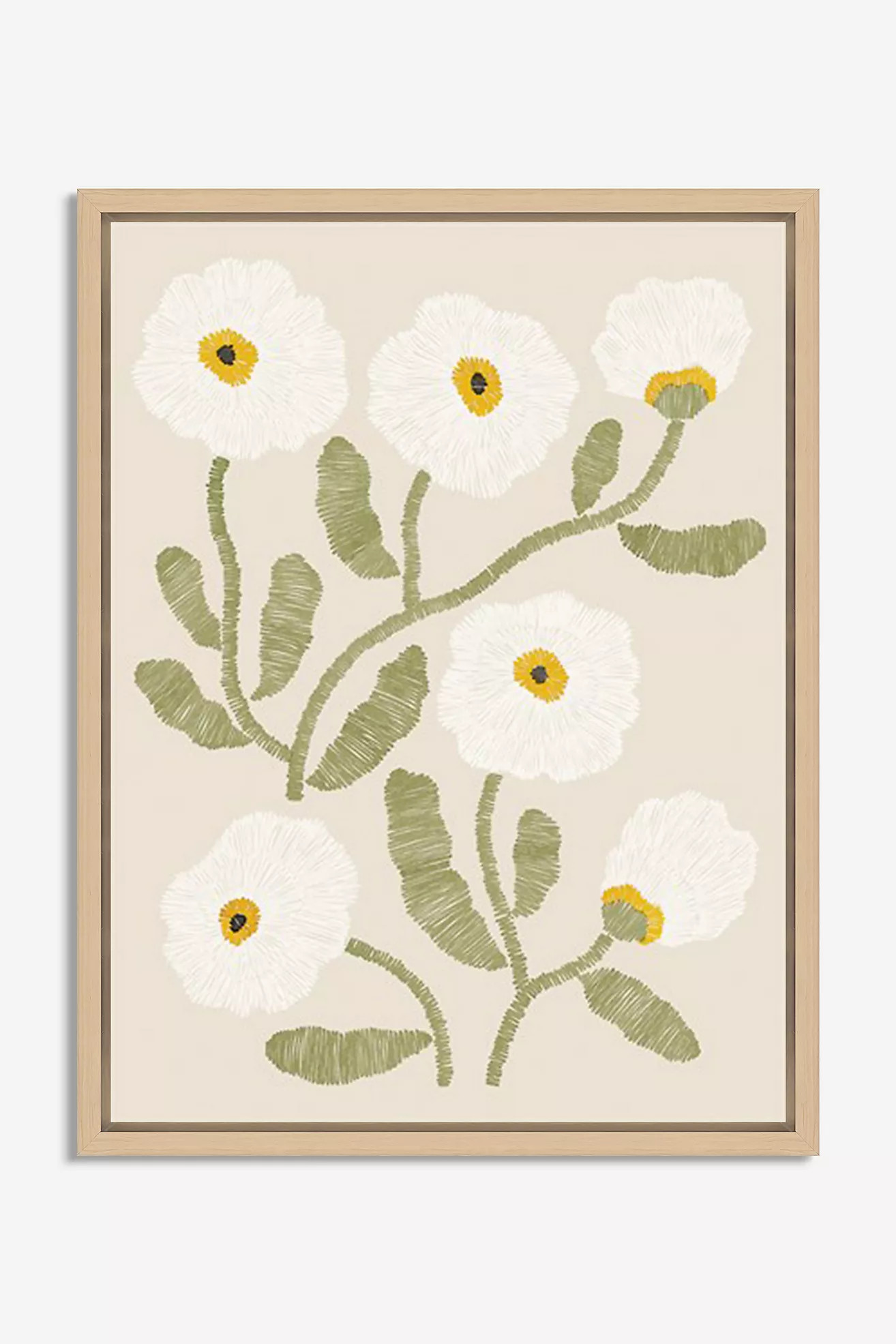 Embroidery Florals by Kristine Hegre Wall Art | Anthropologie (US)