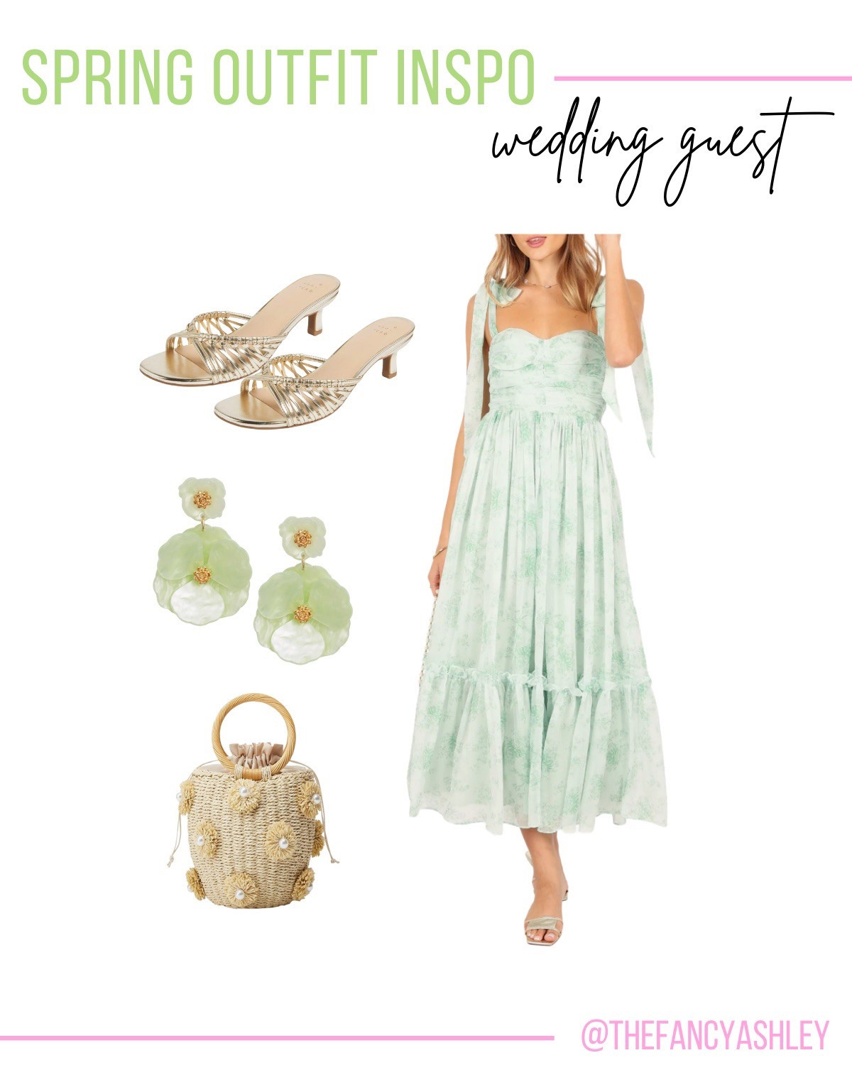 This Nordstrom dress is spring wedding guest outfit perfection—I'm totally obsessed! Paired it with heels, statement earrings, and the cutest tote ever. Grab 15% of the shoes with code FANCY15.

#LTKSeasonal #LTKParties #LTKFindsUnder100