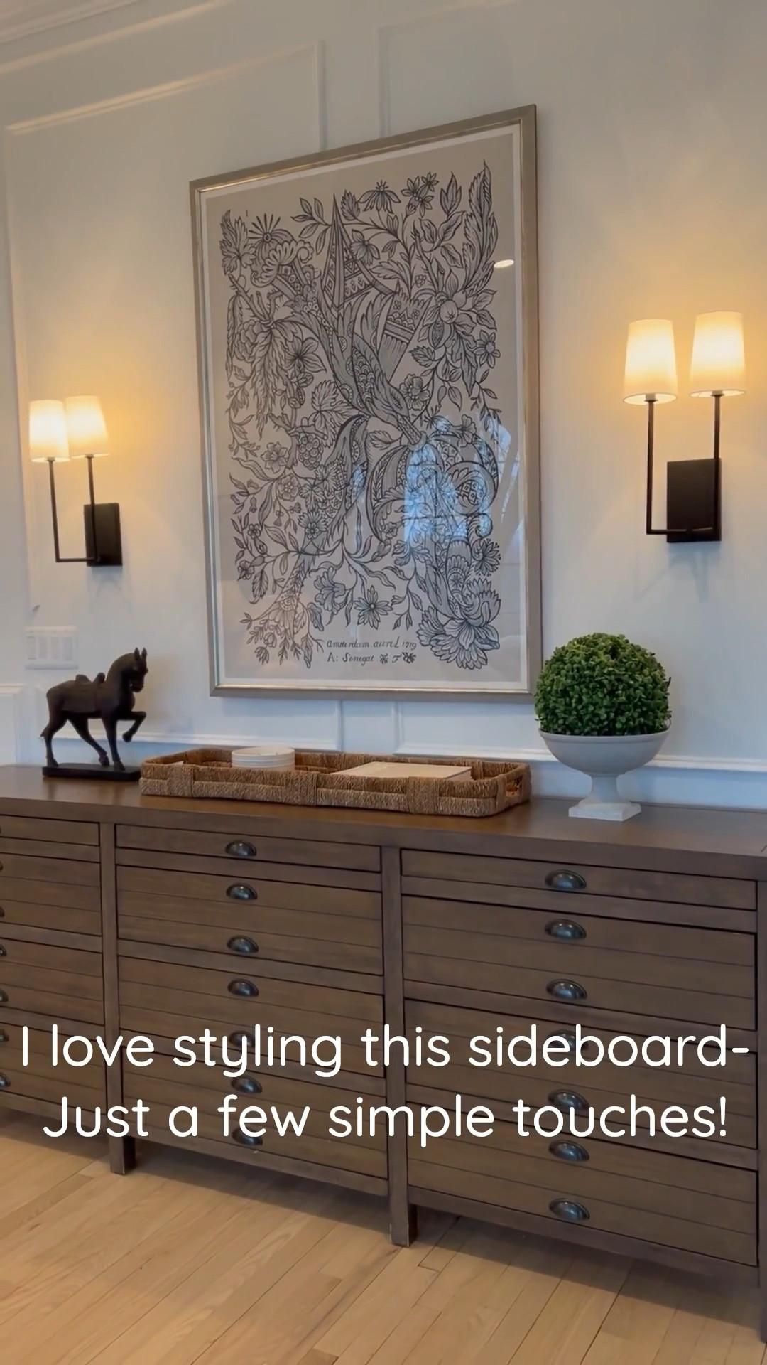 Love this styled sideboard in our family room! 

#LTKsalealert #LTKhome #LTKunder50

