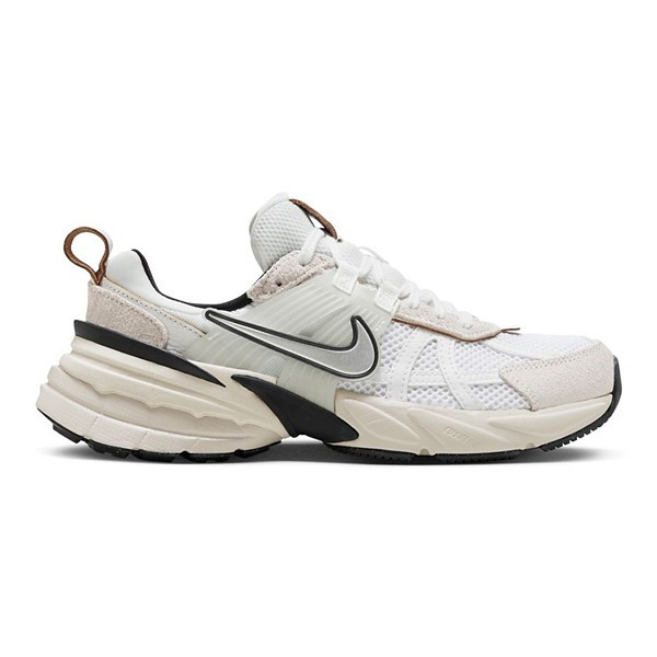 Women's Nike V2K Run Shoes 9.5 Summit White/Chrome-White-Lt Orewood Brn | Scheels