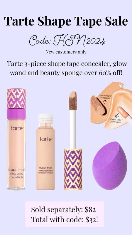 My go-to Tarte concealer, glow wand and beauty sponge are all on sale for only $32 total!! 💜  @tartecosmetics @HSN #HSNInfluencer #LoveHSN #ad

#LTKfindsunder50 #LTKbeauty #LTKsalealert