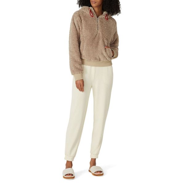 Lululemon Beige Oh So Faux Sherpa Pullover brown | Rent the Runway