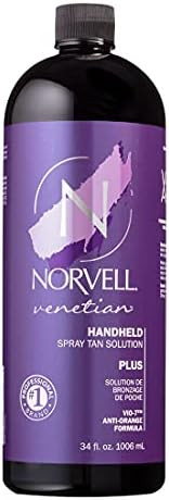 Norvell Premium Professional Sunless Tanning Spray Tan Solution - Venetian Plus, 1 Liter | Amazon (US)