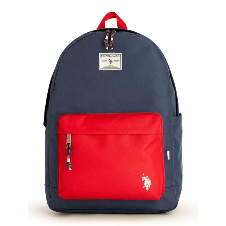 U.S. Polo Assn. Adult 18" Water-Resistant Backpack, Navy | Walmart (US)
