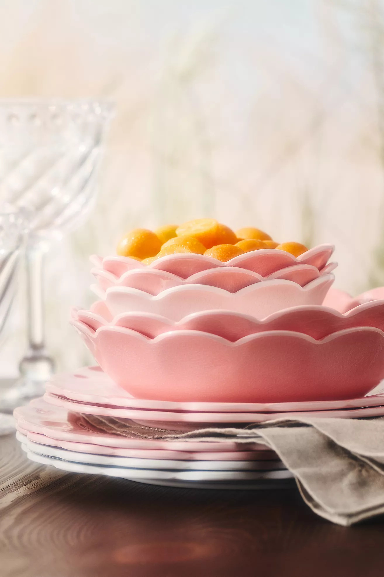 Annette Melamine Pasta Bowls, Set of 4 | Anthropologie (US)