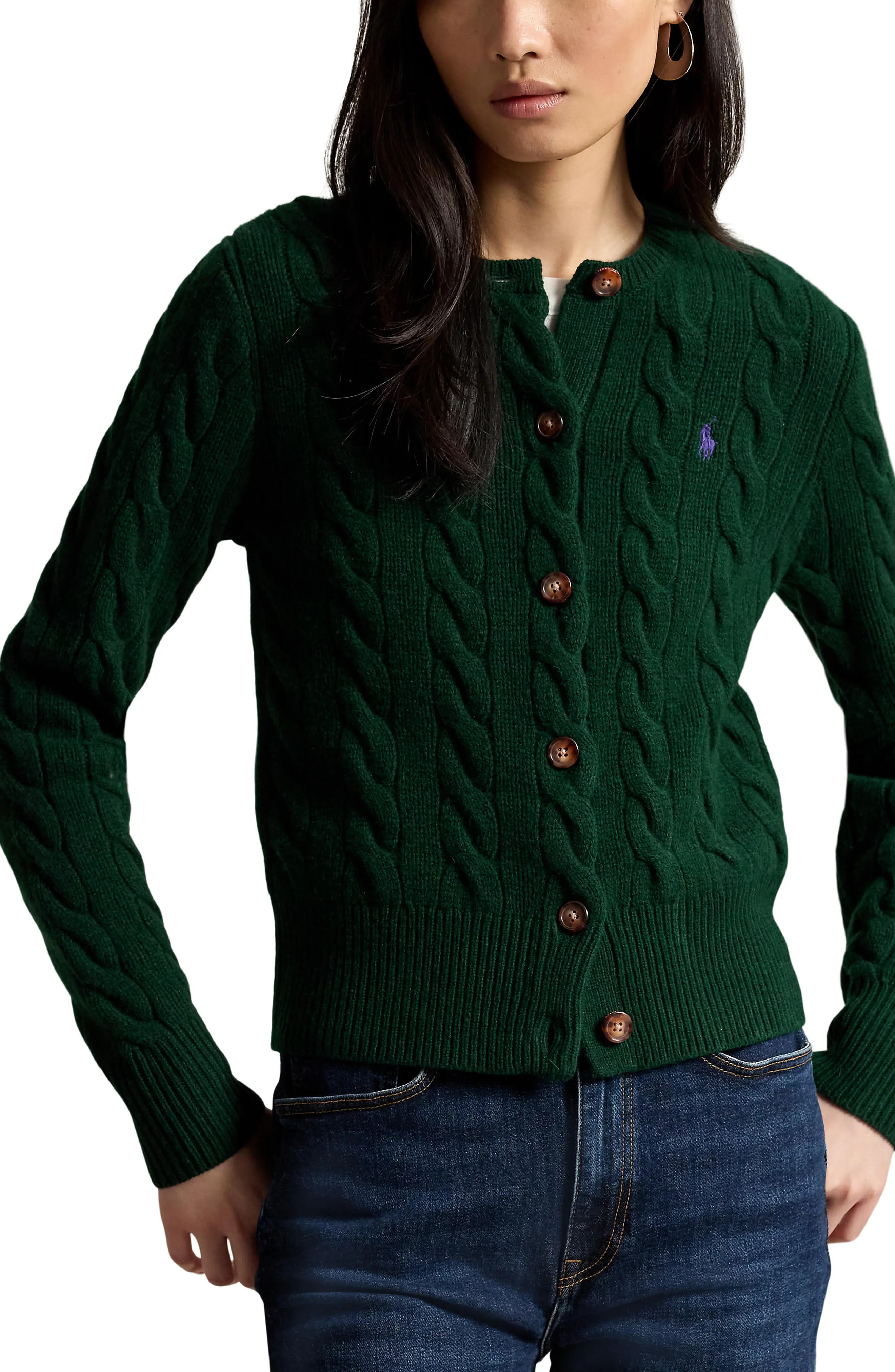 Polo Ralph Lauren Wool & Cashmere Cardigan (Women) | Nordstrom | Nordstrom