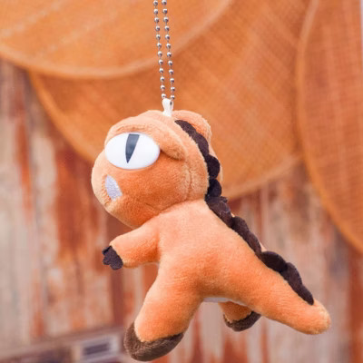 BABYYER Little Dinosaur Plush Toy, Cute Stuffed Animal Keychain, Cotton Backpack Ornament Gifts for Boys and Girls (Orange) | Target