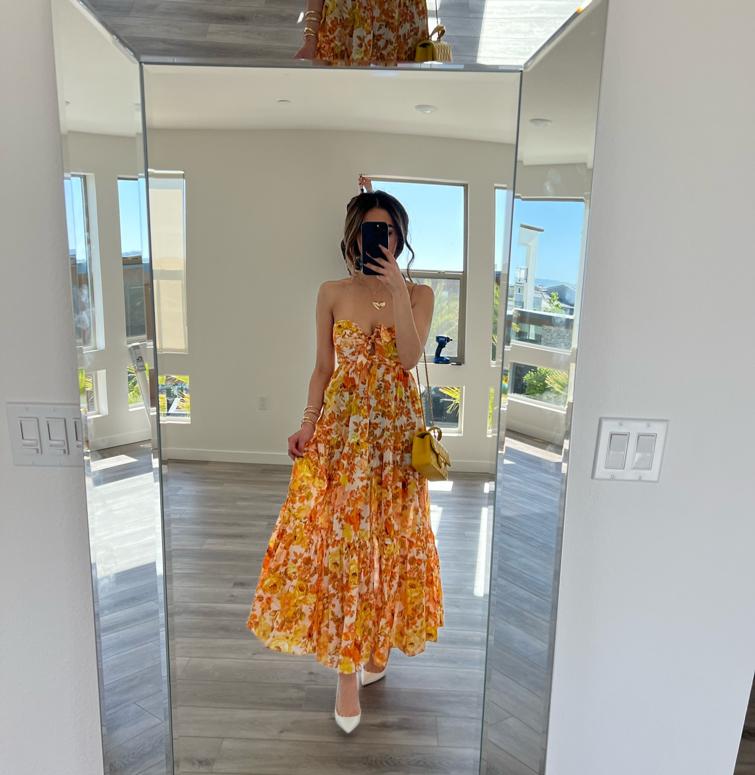 Perfect summer dress. #summer #dress #winetasting #bridal #shower