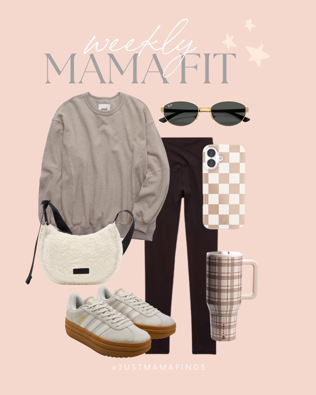 Weekly mama fit! 


Women’s fashion, leggings, sweater, sneakers, phone case 

#LTKootd #LTKmomlife #LTKFindsUnder100