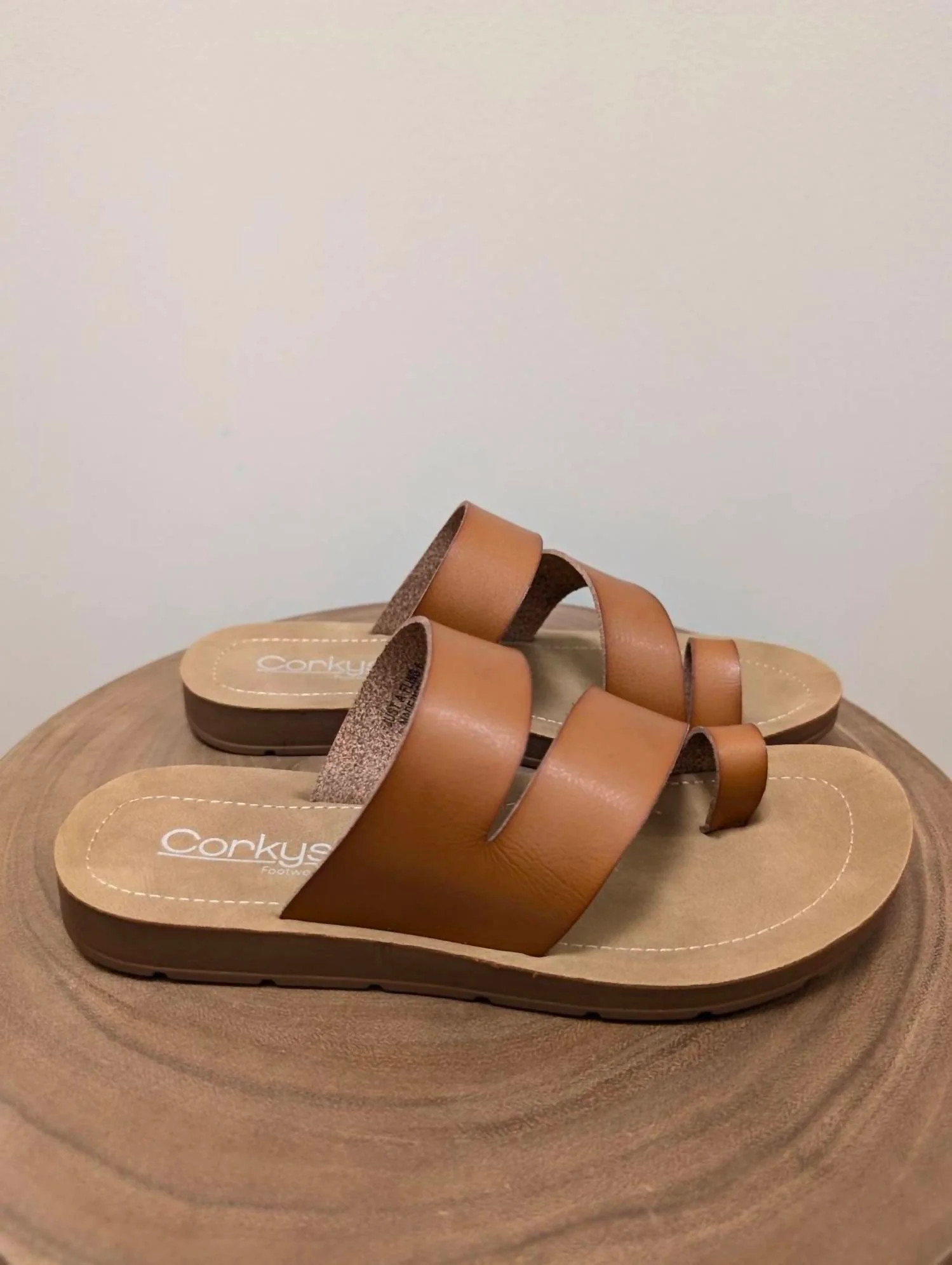 Women Just A Fling Sandal In Brown | Shop Simon