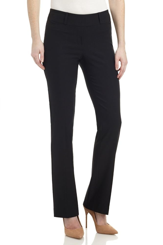 Rekucci Womens Ease into Comfort Fit Barely Bootcut Business Casual Stretch Pants in Regular/Tall/Petite fit | Amazon (US)