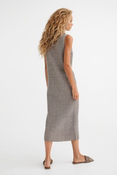 Cashmere-blend rib-knit dress | H&M (UK, MY, IN, SG, PH, TW, HK)