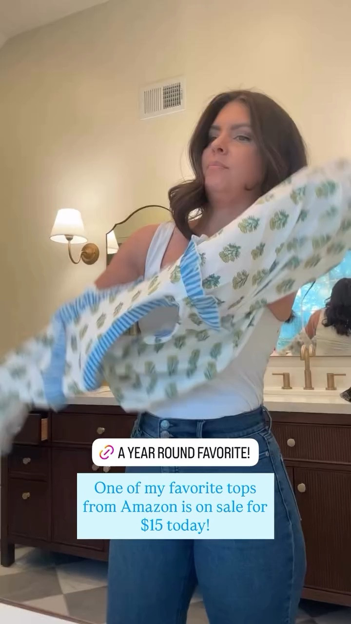 One of my favorite tops from Amazon is on sale for $15 today!