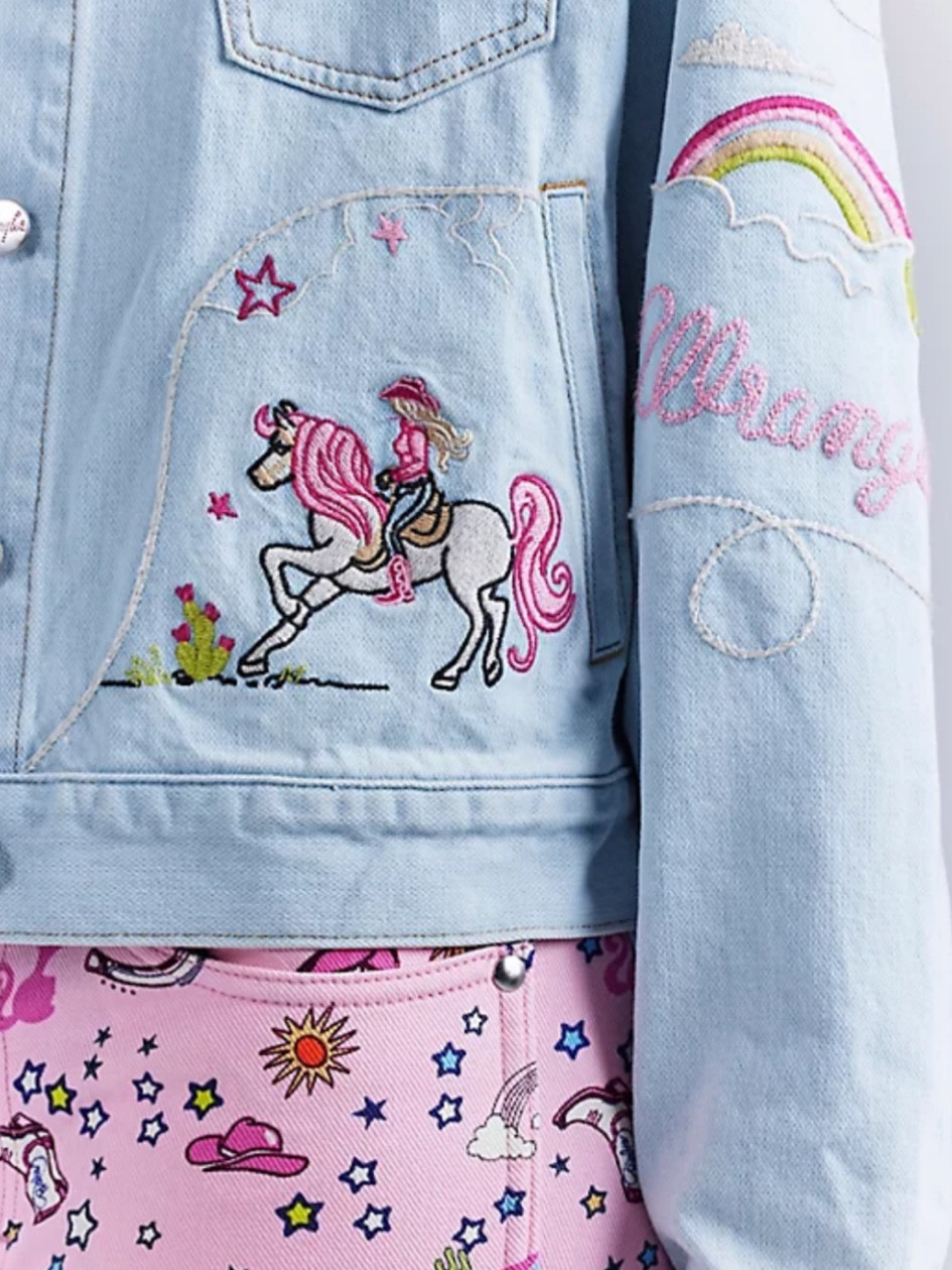 Wrangler x Barbie collaboration 
Concert outfit 

#LTKGiftGuide #LTKfindsunder100