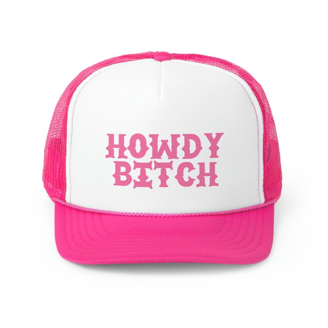 Cool Howdy Bitch Trucker Hat Trendy Beach Cap - My First Rodeo Cowgirl - Disco Cowgirl - Vsco Gir... | Etsy (US)