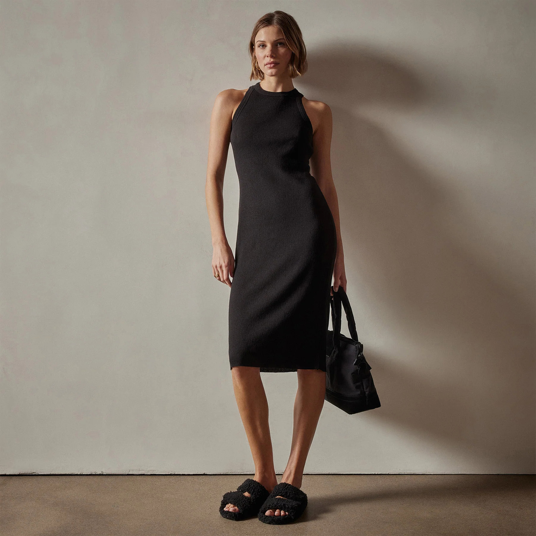 Cotton Cashmere Tank Dress | James Perse (US)