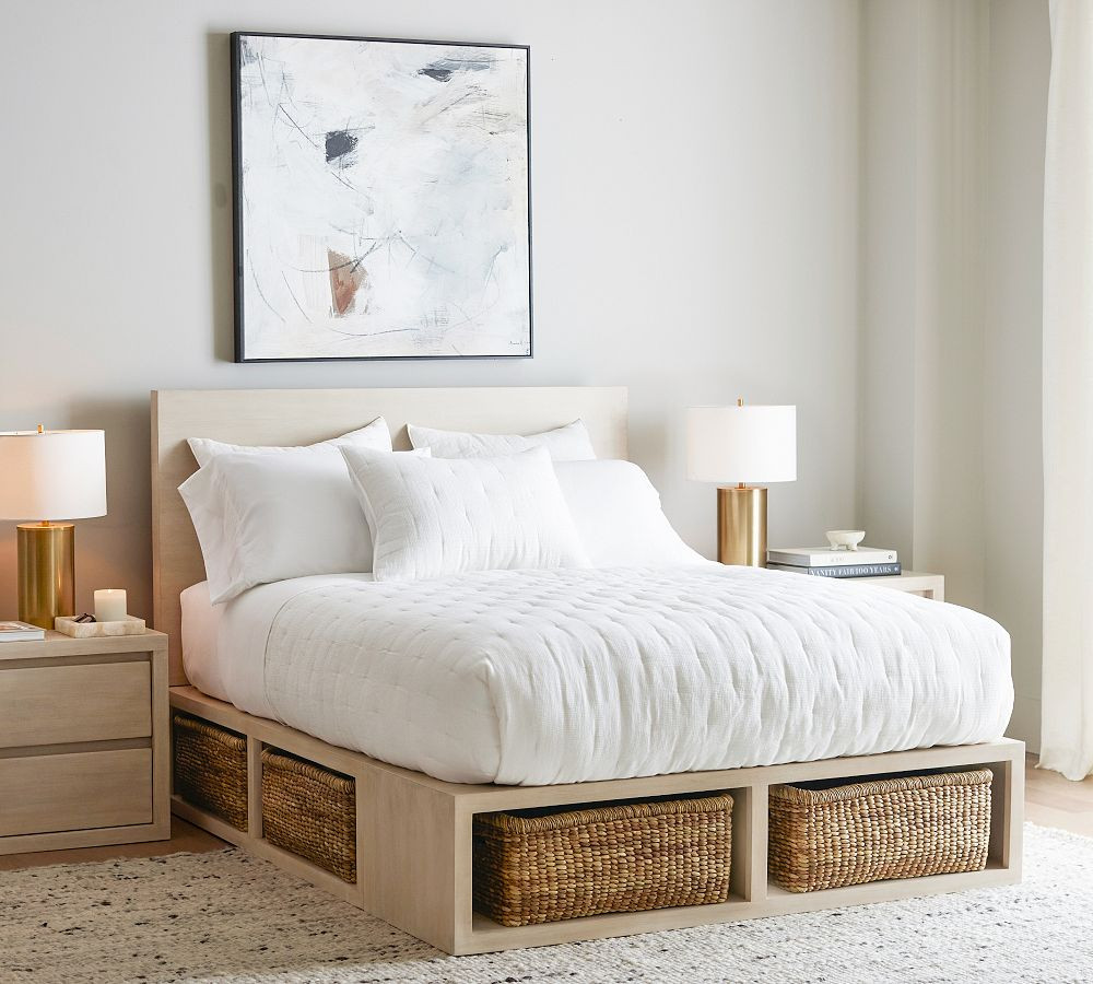 Cayman Wide Nightstand | Pottery Barn (US)
