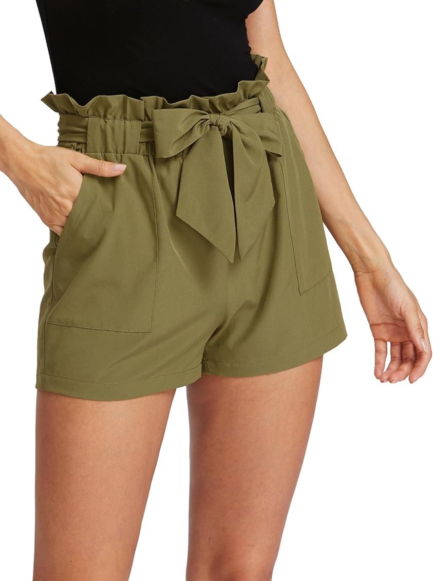 Paperbag Shorts - Amazon Summer Outfits | Amazon (US)