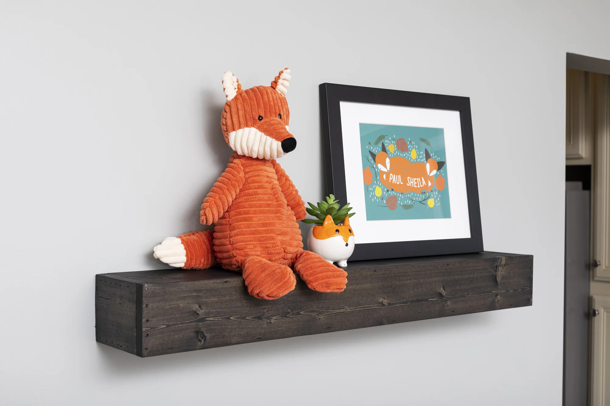 Anabella Pine Solid Wood Floating Shelf | Wayfair North America