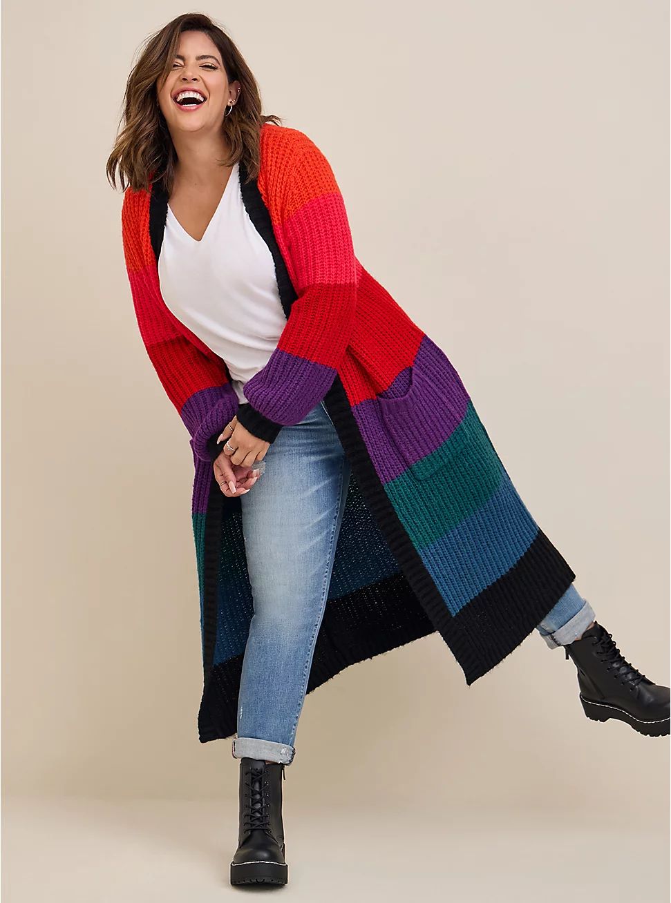 Chunky Duster Balloon Sleeve Sweater | Torrid (US & Canada)